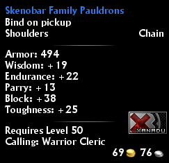 Skenobar Family Pauldrons