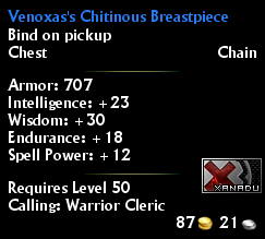 Venoxas's Chitinous Breastpiece