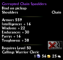 Corrupted Chain Spaulders