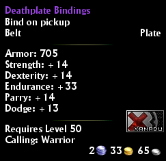 Deathplate Bindings