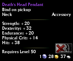 Death's Head Pendant