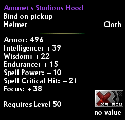 Amunet's Studious Hood