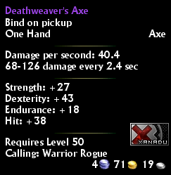 Deathweaver's Axe