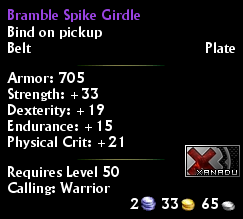 Brable Spike Girdle