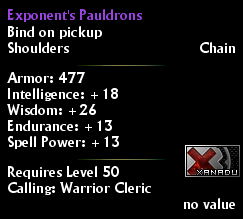 Exponent's Pauldrons