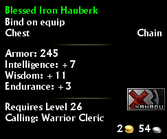 Blessed Iron Hauberk
