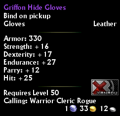 Griffon Hide gloves