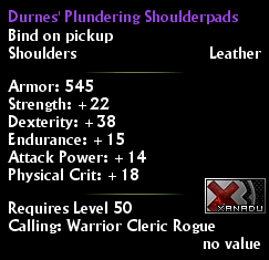 Durnes' Plundering Shoulderpads