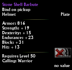 Stone Shell Barbute