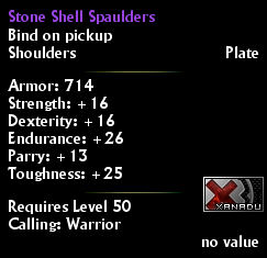 Stone Shell Spaulders