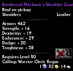 Reinforced Mechanic's Shoulder Guard