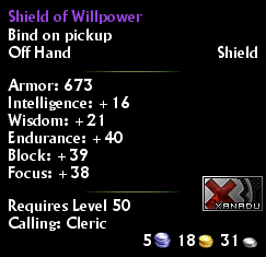 Shield of Willpower