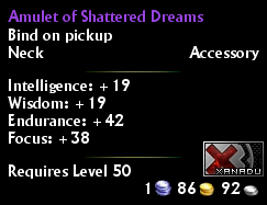 Amulet of Shattered Dreams